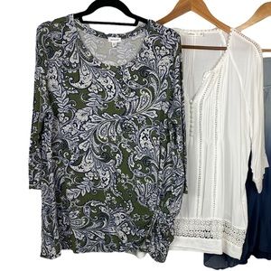 Westport, solitaire woman’s blouses size Xlarge
( bundle of 2 )